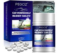 Car Windshield Washer Tablets, Car Effervescent Washer Tablets, Multi-Functional Car Effervescent Washer for Windows, Screen, 1 Tablet Equal to 4 Liters of Windshield Washer Fluid - 50pcs
