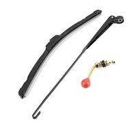 Car Windshield Wiper Blade, Akozon Windshield Wiper Arm Kit Windshield Wiper UTV Manual Hand Operated Windshield Wiper Universal Replacement Kit