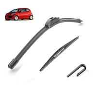 Car Windshield Wiper Blades Compatible with Toyota Aygo Peugeot 107 Citroen C1 MK1 2005 2006 2007 2008 2009 2010 Front Rear Window