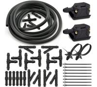 Car Windshield Wiper Nozzle Compatible With Dodge For Sprinter 2003-2009 Car Windscreen Washer Wiper Water Spray Jets Nozzles Washer Spray Spray Kit(35pcs)