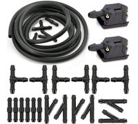 Car Windshield Wiper Nozzle Compatible With Enviro 2000 Front Wiper Windshield Washer Car Replacement Parts Car Windshield Washer Pump(Nozzle-Hose-Joiner)