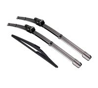 Car Windshield Wipers Compatible With For Twingo 2 II 2007 2008 2009-2014 Car Wiper Front Rear Blades Set Windshield 26"+16"+12"
