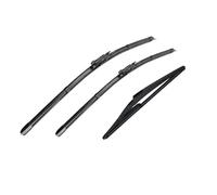 Car Windshield Wipers Compatible With Vauxhall For Opel For Corsa D For VXR 2006-2014 Car Wiper Front Rear Blades Set Windshield 26"+16"+12"