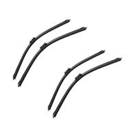 Car windshield wipers Fit For SEAT Ibiza 6L Front Rear Windshield Four Seasons Accessories 3PCS Car Wiper(4PCS)