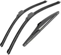 Car Windshield Wipers For Jeep Compass 2017-2021 24"+18"+10", Windscreen Wiper Blades Front Windshields wiper Blade Decoration Accessories Replacement