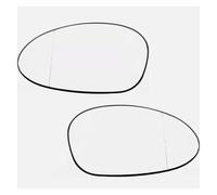 Car Wing Heated Mirror Glass Rearview Left Right White Blue For BMW 1 3 Series E81 E82 E87 E88 E90 E91 E92 E93 Door Mirror Glass(Onecolor)