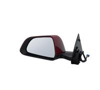 Car wing mirror 13 Pins Door Mirror Assembly For Tesla For Model 3 M3 2021-2023 Dark Red Power Folding Heated Without WIFI Antenna(1pc left)