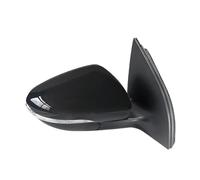 Car Wing Mirror Assy Car Complete Wing Mirrors Assy For VW For Golf 6 For A6 MK6 2009-2013 With Turn Singal Light Electric Adjustable Heated Outside Rearview Mirrors(Black,Right)