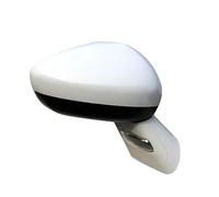 Car Wing Mirror Assy Car Rearview Mirror Assembly For Peugeot 408 2010 2011 2012 6,8,12,14 Pins Complete Door Wing Mirrors Outside Rearview Mirrors(White,14 pins right)