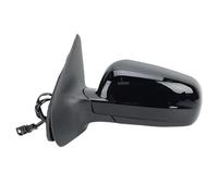 Car Wing Mirror Assy Car Rearview Mirror Assembly For VW For Golf MK4 1997-2007 5 Pins Complete Door Wing Mirrors Manual Folding Power Adjustment Outside Rearview Mirrors(Black,5 pins left)