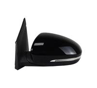 Car Wing Mirror Car Electrical Power Folding Heated Rear View Side Door Mirror Assembly For Hyundai For Tucson 2015-2019(Black 8 wire Left)
