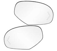 car Wing Mirror Compatible With GMC For Sierra 2007-2013 For Yukon 2009-2013 Car Side For Wing Heated Exterior Rearview Mirror Glass Reflective Lens(Pair)
