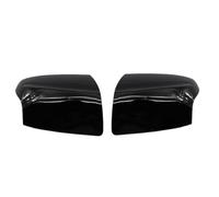 Car Wing Mirror Cover Cap Compatible With For Focus For MK2 2005 2006 2007 2x Glossy Black Car Rear View Mirror Cover Trim Side Case Turn Signal Light Housing