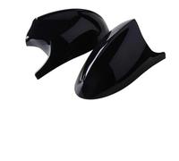 Car Wing Mirror Cover Caps for BMW 1Series E81 E82 2006-2008 Black - Left Right Side Rearview Mirror Housing Shell ABS Plastic