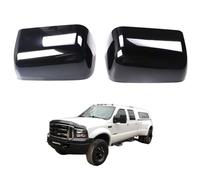 Car Wing Mirror Cover Caps for Ford F350 1999-2007 Black - Left Right Side Rearview Mirror Housing Shell ABS Plastic