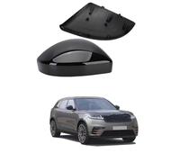 Car Wing Mirror Cover Caps for Land Rover Range Rover Velar LY 2017-2022 SUV Black - Left Right Side Rearview Mirror Housing Shell ABS Plastic