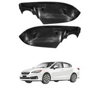 Car Wing Mirror Cover Caps for Subaru Impreza 2017-2023 Black OE:91054FL20A,91054FL21A - Left Right Side Rearview Mirror Housing Shell ABS Plastic