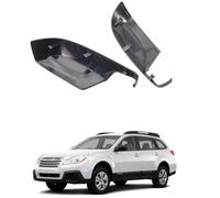 Car Wing Mirror Cover Caps for Subaru Outback 2013-2014 Black - Left Right Side Rearview Mirror Housing Shell ABS Plastic