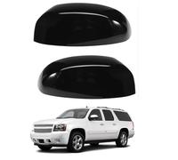 Car Wing Mirror Cover Caps for Suburban 1500 2007-2013 Black - Left Right Side Rearview Mirror Housing Shell ABS Plastic