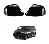 Car Wing Mirror Cover Caps for Volkswagen Transporter T5 2010-2015 - Left Right Side Rearview Mirror Housing Shell ABS Plastic,Black