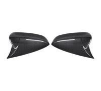 car wing mirror cover For Mazda 3 For Axela 2020 2021 2022 Self Adhesive Wing Mirror Cover Pair Stick On Side Mirror Cap Car Exterior Decor Trim(Carbon Fiber)