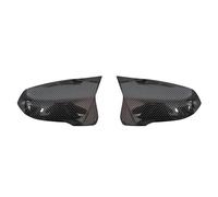 car wing mirror cover For Toyota GR For Supra 2020 2021 2022 2023 Rear View Side Mirror Cover Accessories carbon fibre gloss black mirror caps(Carbon fiber pattern)