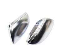 Car Wing Mirror Cover LHD Rearview Mirror Cover Caps, For A-udi A6 C8 A7 A8 D5 2018 2019 Matte Silver Auto Side Mirror Cover
