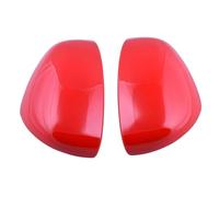 Car Wing Mirror Covers Cap Fits for Smart Fortwo Forfour 453, 1 Pair Door Side Rearview Mirror Cover ABS Housing Protector Trim Replacement Accessories,A/black(normal/B/Red)