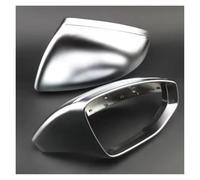 Car Wing Mirror Covers Cap For A6 C8 4K A7 4K8 A8 D5 2018 2019 ABS Chrome Matte Side Wing Rearview Rear View Mirror Replacement Cover Trim Case Shell(With lane assist)