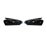Car Wing Mirror Covers Cap For Skoda For Fabia 2015-2020 For Rapid 2016-2023 Car Sticker Rearview Side Mirror Cover Wing Cap Exterior Door Rear View Case Trim ABS Wing Mirror Cover(Gloss black)