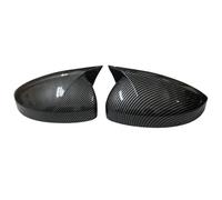 Car Wing Mirror Covers Cap For VW For Tiguan MK2 2017 2018 2019 2020 2021 2022 Rearview Mirror Cover Side Reversing Rear View Mirror Trim Caps Door Mirror Covers Caps(Carbon Look)