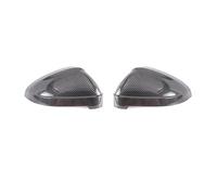 Car Wing Mirror Covers Caps Black Carbon Fiber Matte Silver Side Wing Mirror Caps For A4 For A5 B9 S4 RS4 S5 RS5 2017-2023 Replace Covers