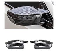 Car Wing Mirror Covers Caps For BMW 3 4 5 7 8 For Series G20 G21 G30 G38 G22 Side Rearview Mirror Cover(Carbon Fiber-RHD)