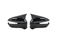 Car Wing Mirror Covers Caps For Civic 8th Gen 2006-2008 2009 2010 2011 2012 2 Pieces Abs Plastic Bat Style Mirror Covers Caps RearView Piano Black