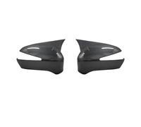 Car Wing Mirror Covers Caps For Civic 8th Gen 2006-2008 2009 2010 2011 2012 2 Pieces Abs Plastic Bat Style Mirror Covers Caps RearView Piano Black