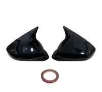 Car Wing Mirror Covers Caps For Cupra For Formentor 2022-2024 FR ST Pair Side Wing Mirror Cover Caps Rearview Trim Add On Rear View Rearview Mirror Shells(Glossy Black)