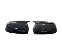 Car Wing Mirror Covers Caps For Focus MK2 2005-2008 Car Rearview Side Mirror Cover Wing Cap Exterior Door Housing Shell Trim ABS Sticker Car Rear View Mirror Cap(OneColor,No Light)