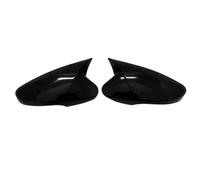 Car Wing Mirror Covers Caps For Hyundai For Accent For Solaris I 12-17 1st For Generation 10-14 2X Side Wing Mirror Cover Caps Rearview Add On Rearview Mirror Shells(Black with light)
