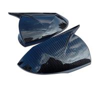 Car Wing Mirror Covers Caps For Hyundai For Elantra For Avante CN7 2021 ABS Rearview Mirror Protective Shell Chrome Carbon Fiber Decorative Horn Cover Exterior Rearview Mirror Shells