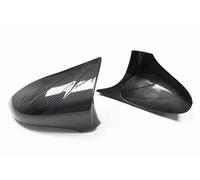 Car Wing Mirror Covers Caps For Lexus ES IS LS CT GS RC For RCF Add On/Replacement Style Real Carbon Fiber Car Side Rearview Mirror Cover LHD/RHD ReaView Wing Mirror Cover Cap(Horn add on RHD)