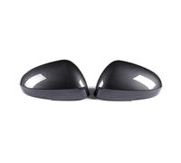 Car Wing Mirror Covers Caps For Mitsubishi For Outlander 2022 Car Rearview Side Mirror Cover Housing Shell Trim ABS Carbon Fiber Look/Black ReaView Wing Mirror Cover Cap(Carbon Look)