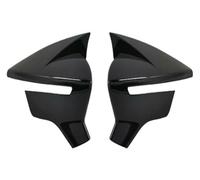 Car Wing Mirror Covers Caps For SEAT For Leon For Cupra For Ibiza For Mk5 For Arona 2017-2020 2pc Car Side Door Rear View Cap Add On(ABS Black)