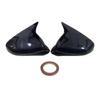 Car Wing Mirror Covers Caps For Seat For Leon MK4 For Cupra 2020-2024 Pair Side Wing Mirror Cover Caps FR ST Rearview Trim Add On Rear View Rearview Mirror Shells(Carbon Look)