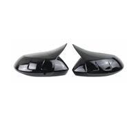 Car Wing Mirror Covers Caps For Toyota For Corolla 19-23 Car Rearview Side Mirror Cover Horn Wing Cap Exterior Door Rear View Case Trim Shell Housing Add On Rearview Mirror Shells(Gloss Black)