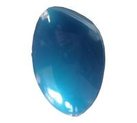 Car Wing Mirror Covers Caps Replacement for Peugeot 206 207 2005-2010 Side Mirror Covers Caps Door Mirror Cover Mirror Shell Housing(Black color RH)(Love sea blue LH)