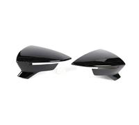 Car Wing Mirror Covers For Seat Leon Lion 5F III Ibiza 6F V KJ1 Arona KJ7 | Gloss Black Mirror Cap Carbon LookCar Si Rearview Mirror Cover Accessories