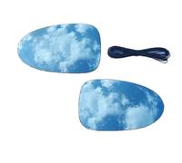 Car Wing Mirror Glass For Bentley For Continental GT For Flying Spur For Mulsanne 2004-2009 Rearview Mirrors Glass Lens Rear-view mirrors Lenses(BLUE 2)