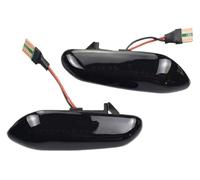 Car Wing Mirror Indicator Light For BMW E90 E91 E92 E93 E60 E87 E82 E46 Led Si Marker Turn Signal Light Sequential Blinker 63137165914(Dynamic Smoked A)