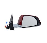 Car wing mirror Rearview Mirror Assembly For Tesla For Model 3 M3 2017-2020 Red Power Folding Heated With WIFI Antenna(2pc Right)