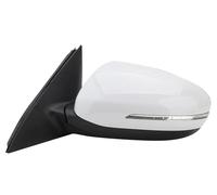 Car Wing Mirror Unit 5 Wires Rearview Side Mirror Assembly For Kia For Optima 2011 2012 2013 Door With Turn Signals Lamp(White left 5 Wire)